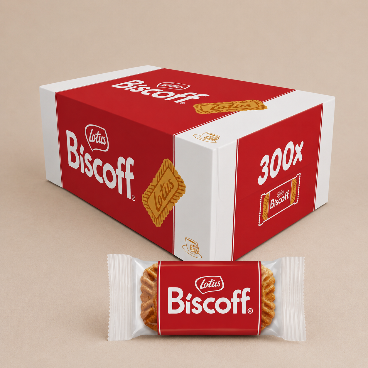 Biscoff Individually Wrapped - 300pcs