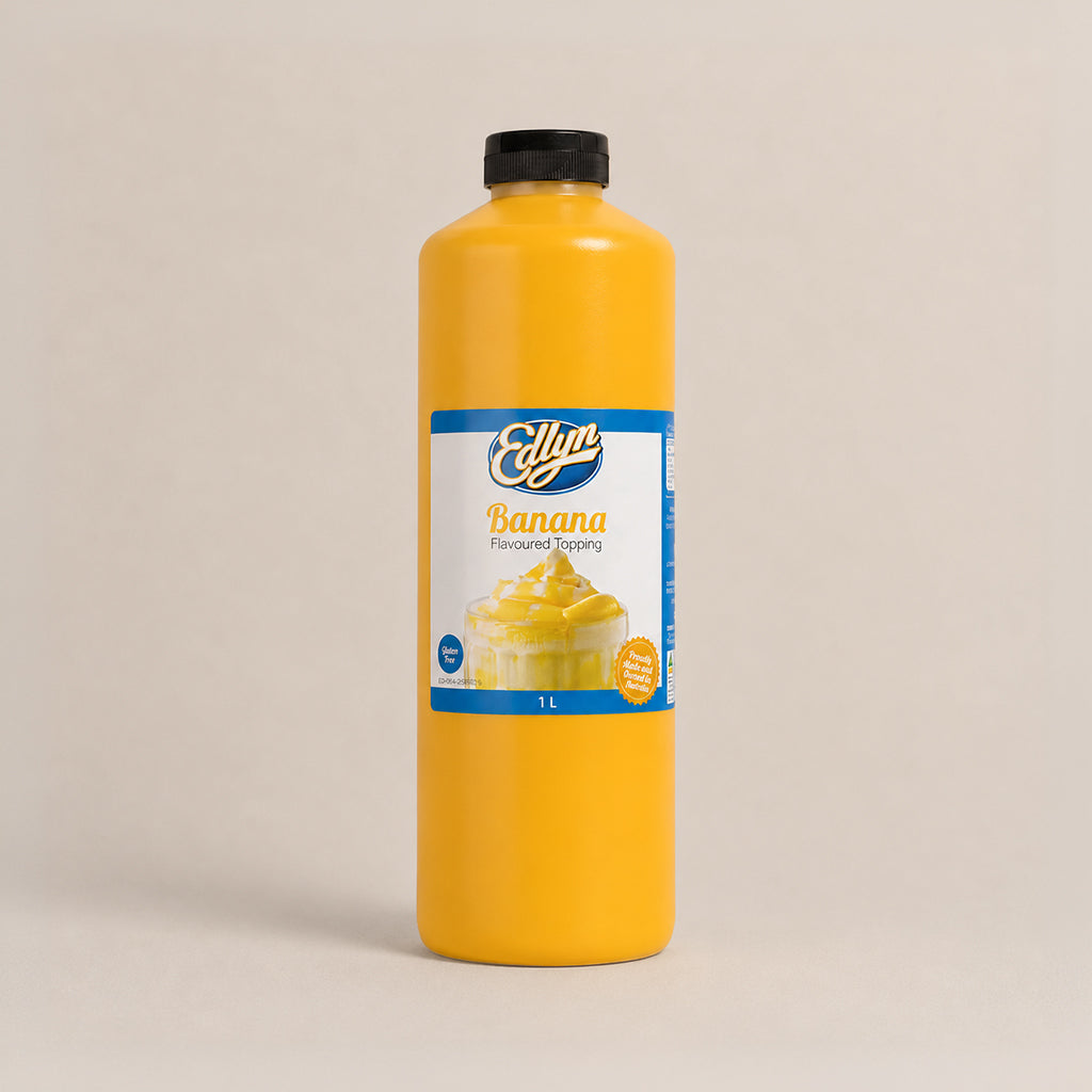 Edlyn Banana Flavoured Topping 1L