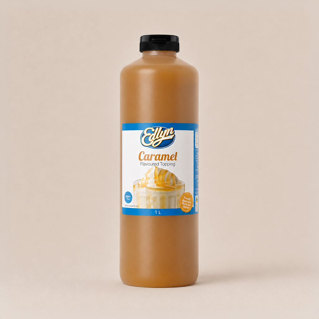 Edlyn Caramel Flavoured Topping 1L
