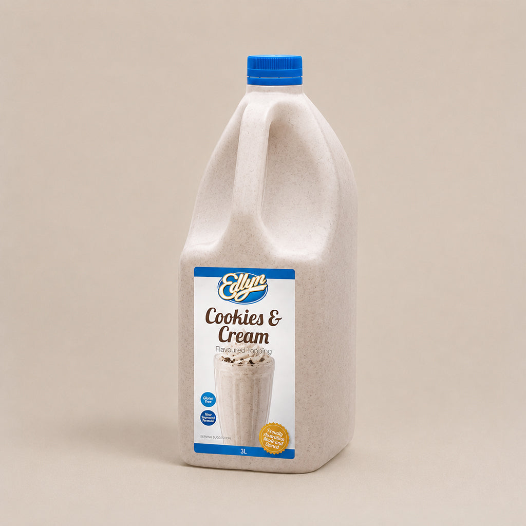Edlyn Cookies & Cream Flavoured Topping 3L