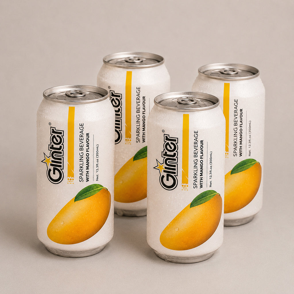 Ginter Sparkling Mango 350ml 4pk