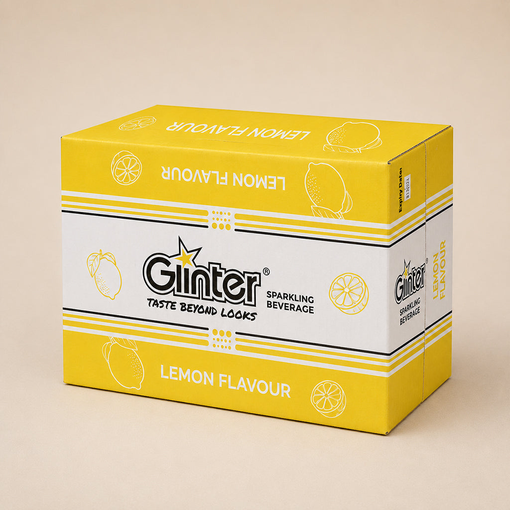 Glinter Sparkling Lemon 350ml 24pk