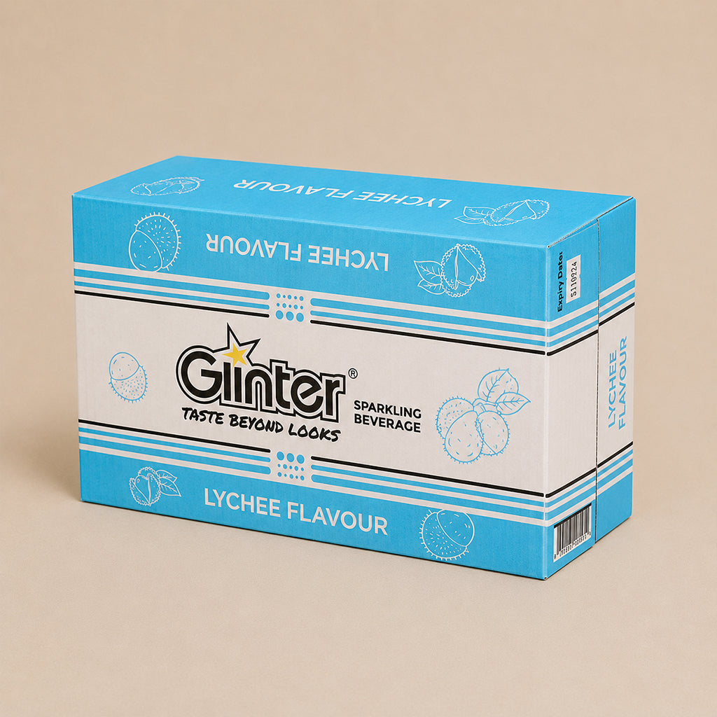 Glinter Sparkling Lychee 350ml 24pk