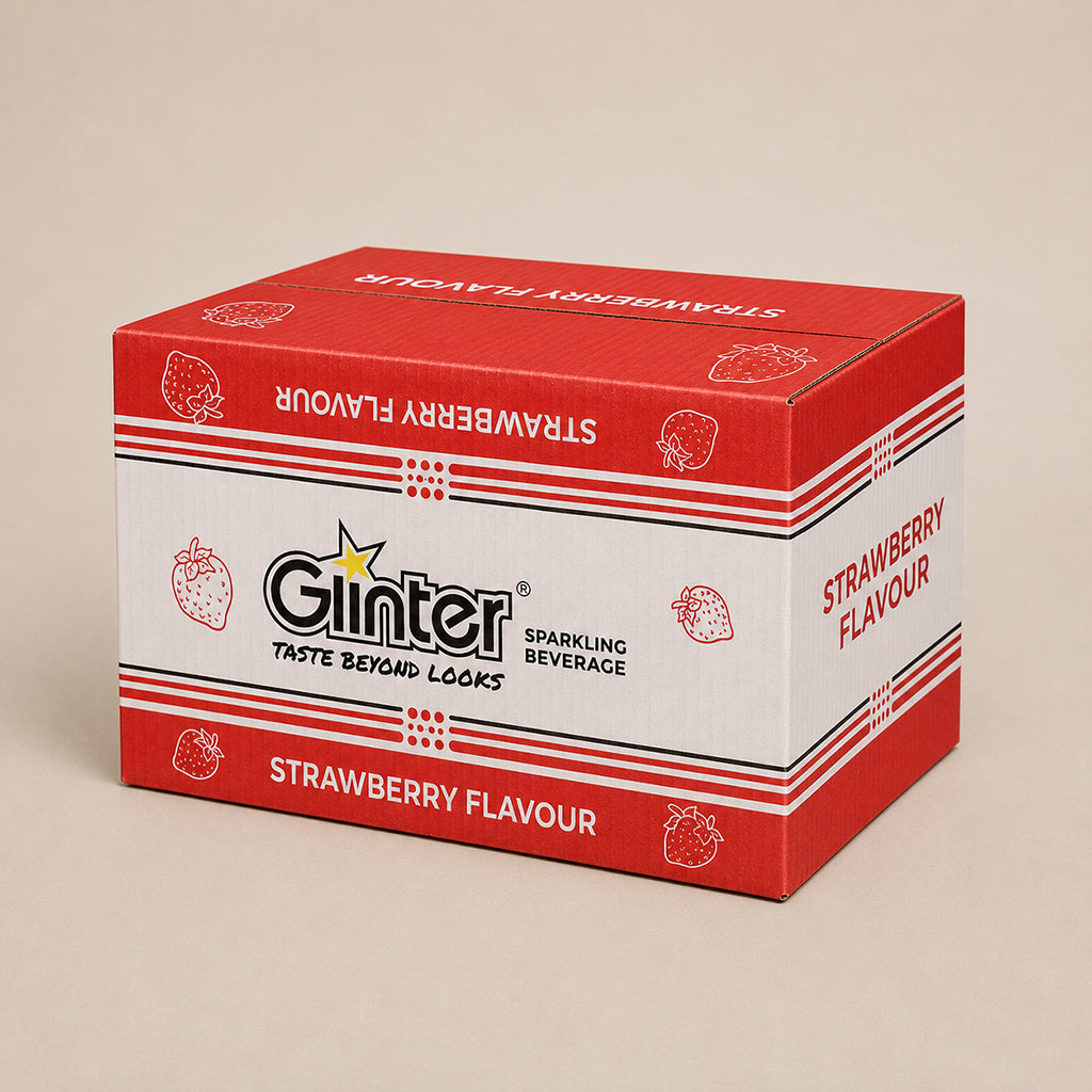 Glinter Sparkling Strawberry 350ml 24pk