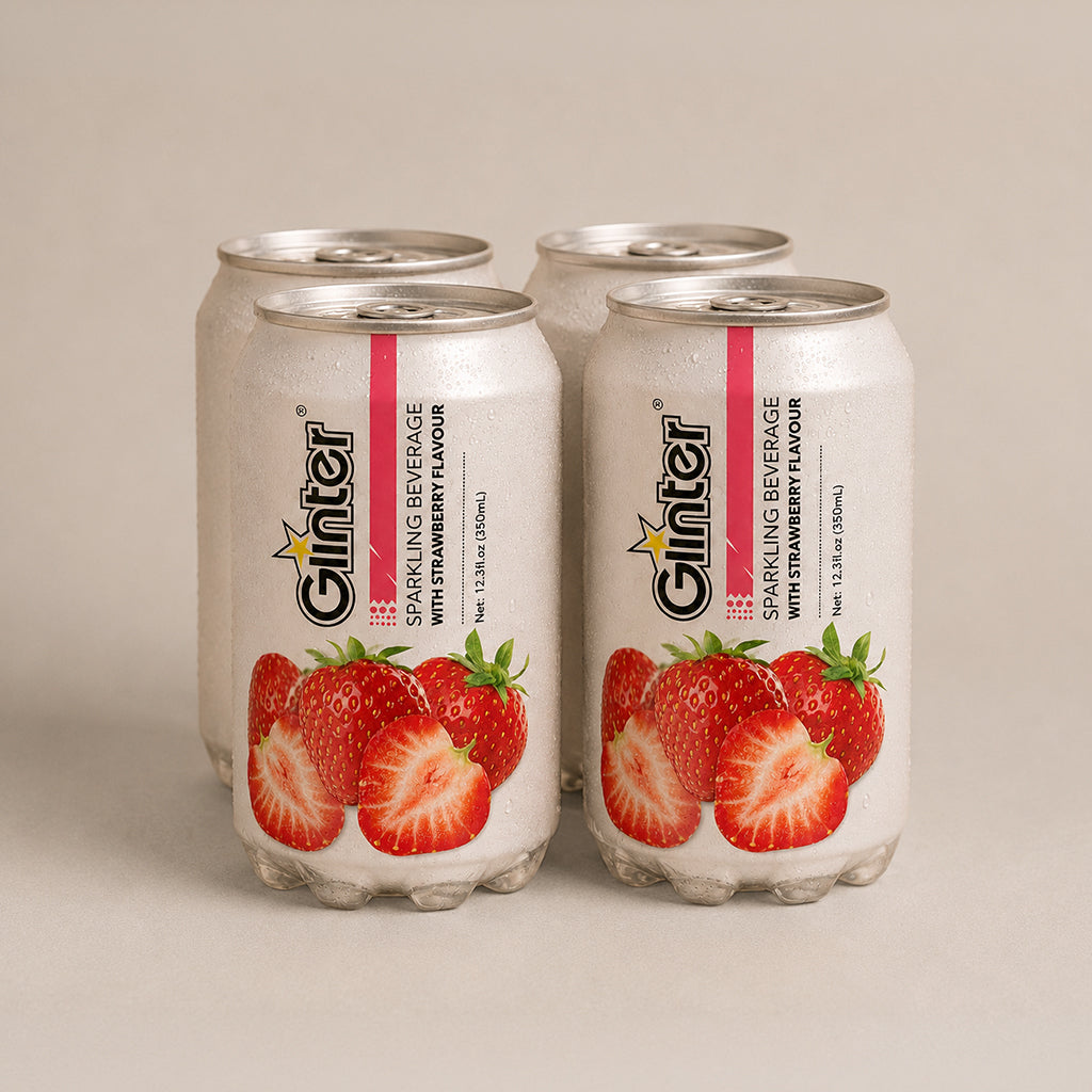 Ginter Sparkling Strawberry 350ml 4pk
