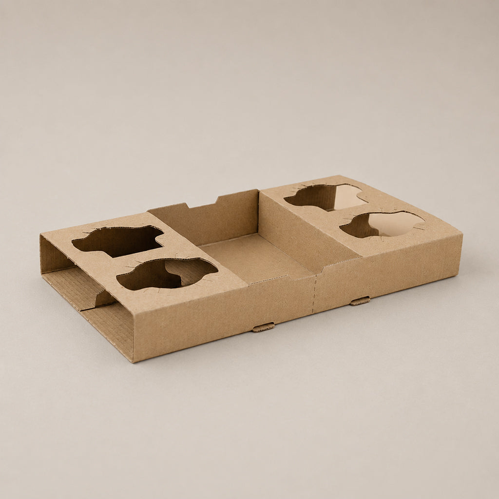 Brown Kraft Cup Tray