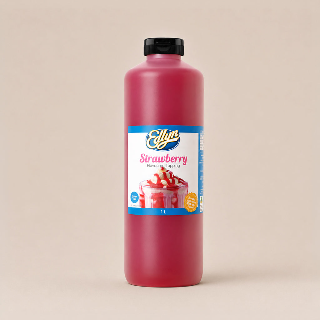Edlyn Strawberry Flavoured Topping 1L