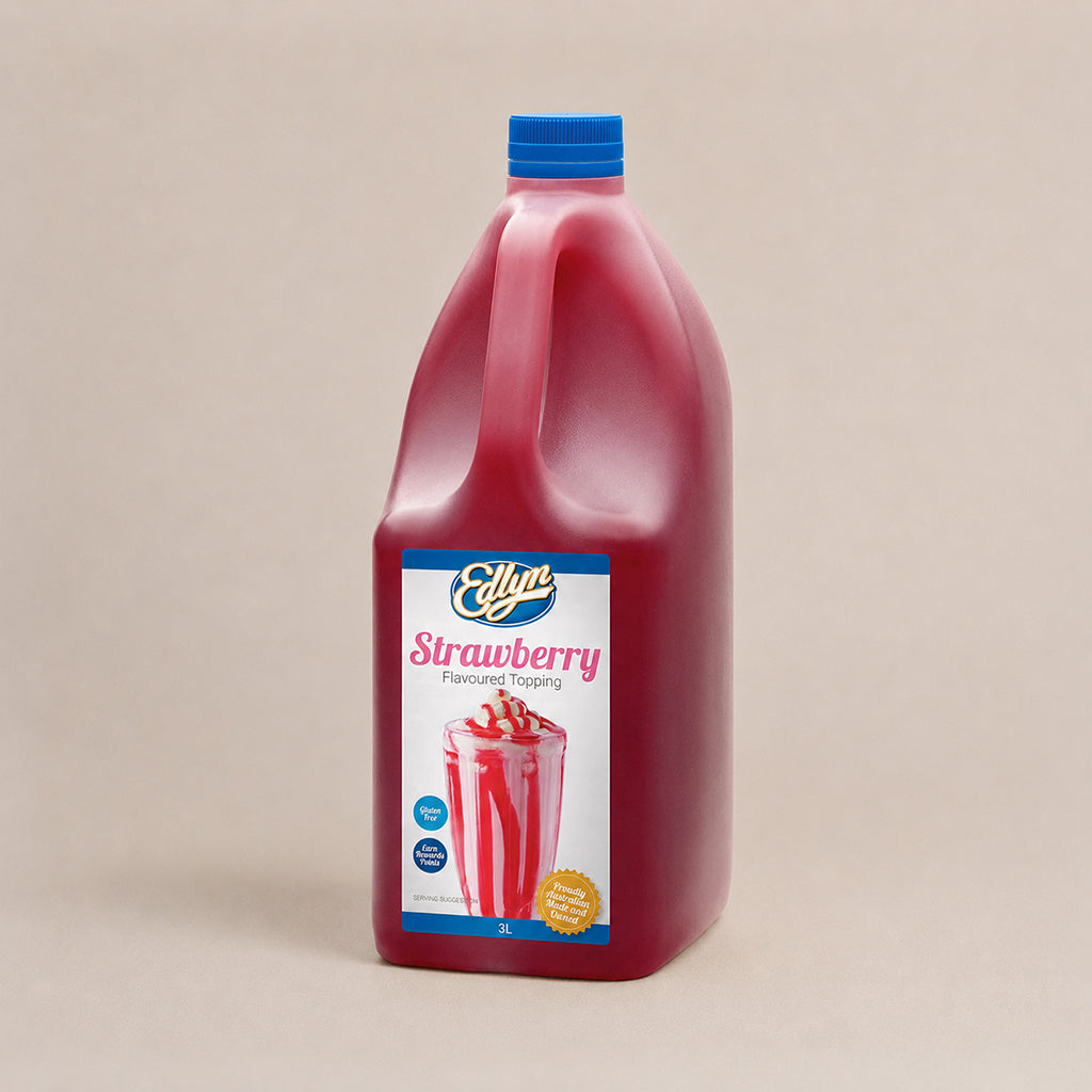 Edlyn Strawberry Flavoured Topping 3L