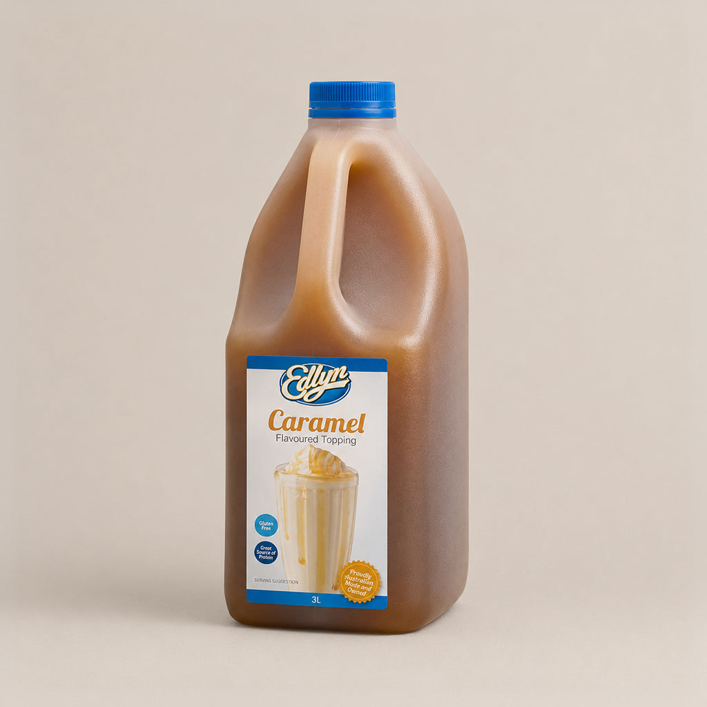 Edlyn Caramel Flavoured Topping 3L