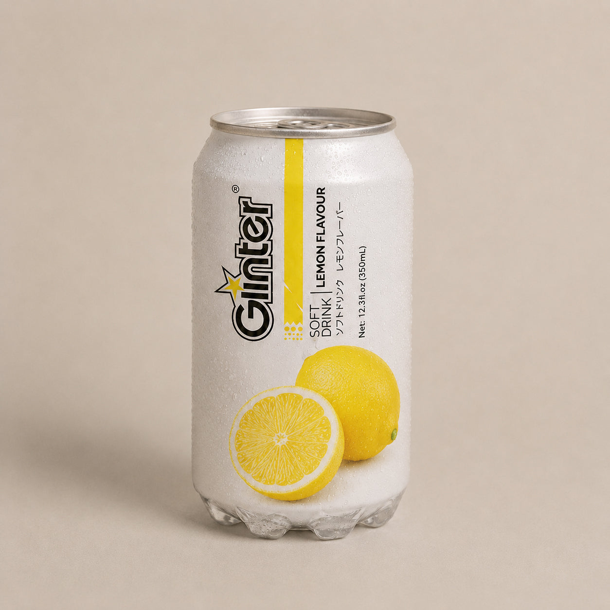 Glinter Sparkling Lemon 350ml 24pk