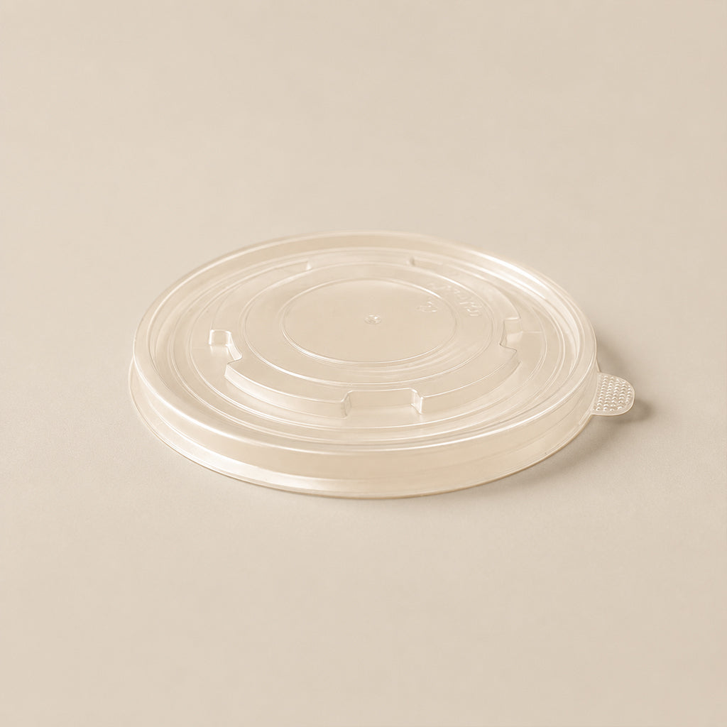 Plastic Salad Bowl 150mm Lid (COLD FOOD)